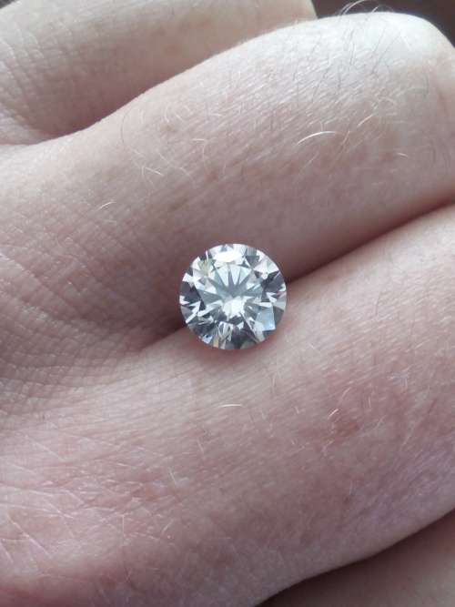 HUGE Diamond** Russian Star** BETTER THAN MOISSANITE
