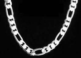 ***SOLID SILVER CHAIN***NOT PLATED**ITALY