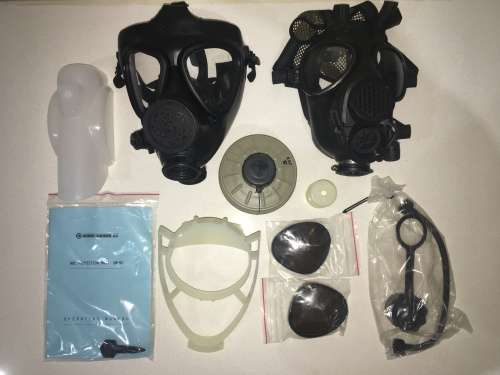 HUBER-SUHNER Swiss Military Gas Mask Lot