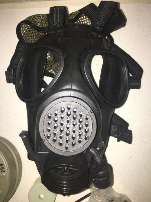 HUBER-SUHNER Swiss Military Gas Mask Lot