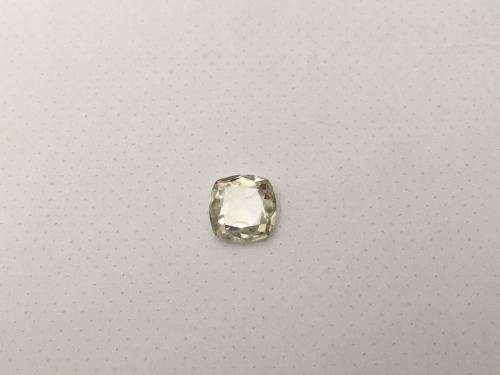 Beautiful cushion cut moissanite
