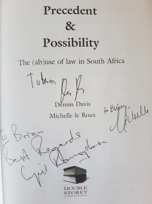 Precedent And Possibility - By Dennis Davis And Michelle Le Roux