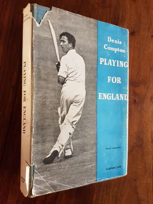 Playing For England - By Denis Compton - Signed Copy