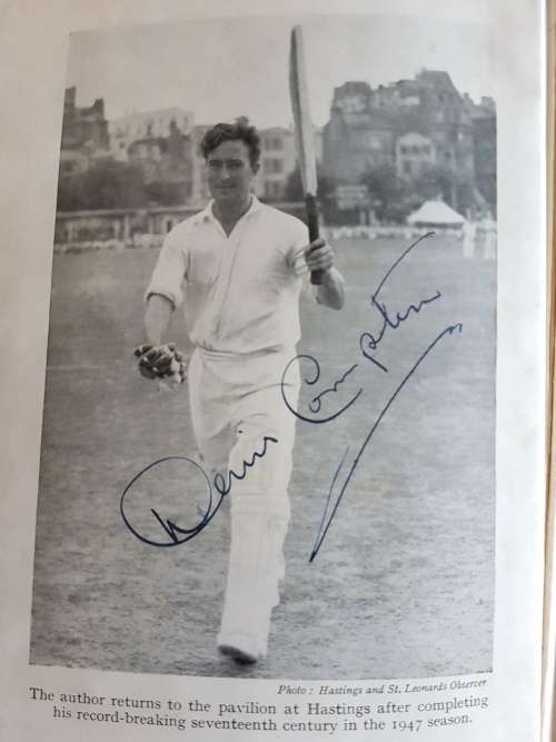 Playing For England - By Denis Compton - Signed Copy