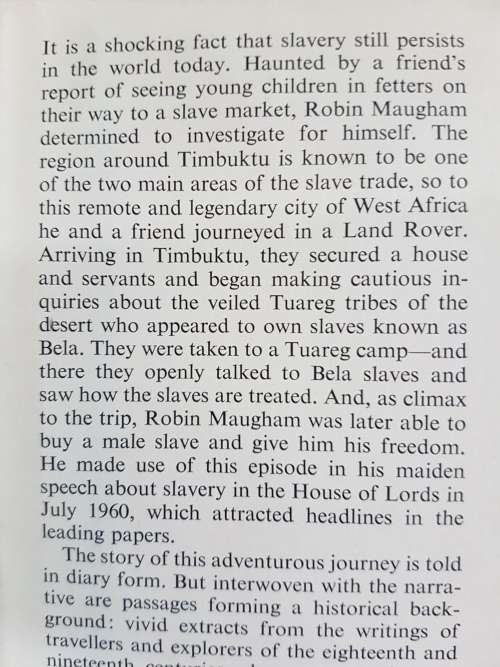 The Slaves Of Timbuktu - By Robin Maugham