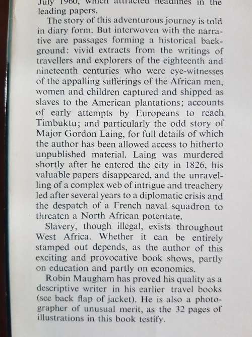 The Slaves Of Timbuktu - By Robin Maugham