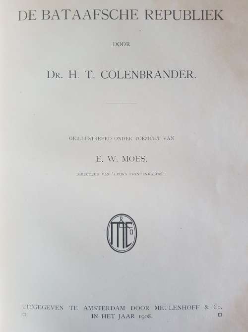 De Bataafsche Republiek Door Dr HT Colenbrander
