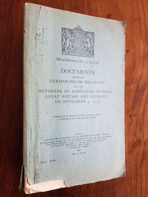Documents Concerning Polish-German Relations