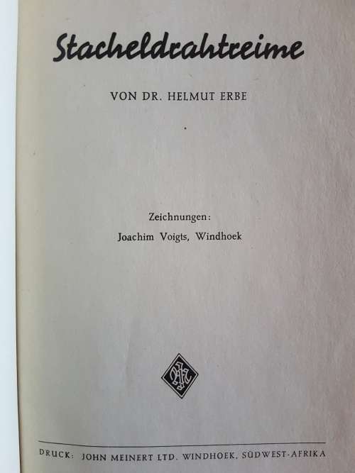 Stacheldrahtreime - Internierter Nr. 56/40 Helmut Erbe