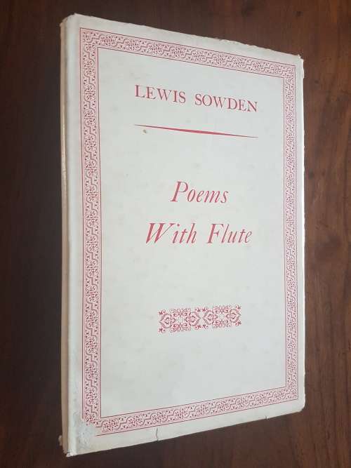 Poems With Flute - Lewis Sowden - SIgned Copy