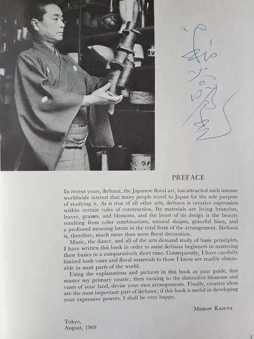 Introducing Ikebana - By Meikof Kasuya - Signed Copy