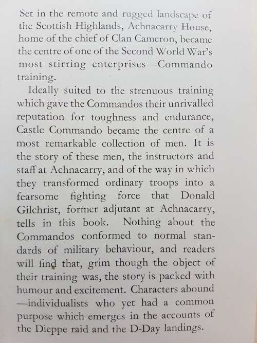Castle Commando - By Donald Gilchrist