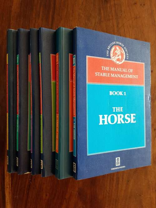 The Manual of Stable Management - British Horse Society - 6 Volumes