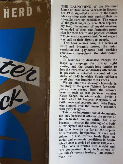 Counter Attack - The Story of the South African Shopworkers - By Norman Herd - Signed