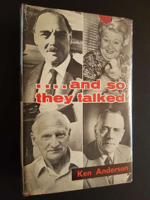 .... and so they talked - By Ken Anderson - Signed Copy