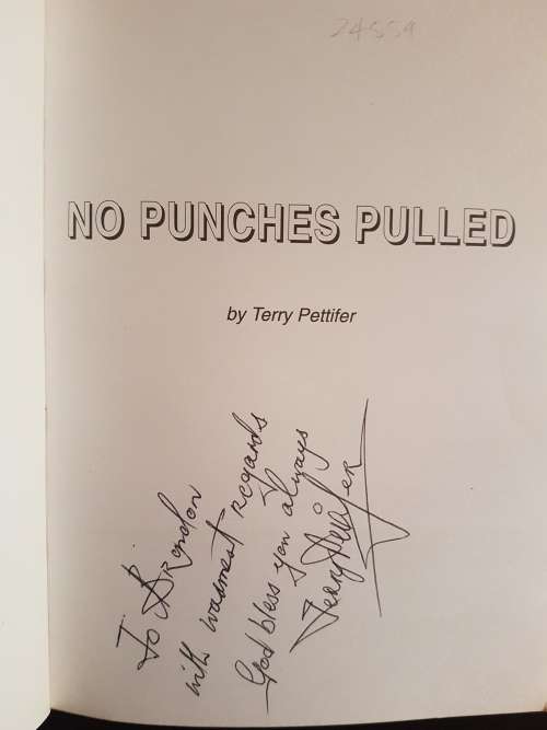 Signed Copy - No Punches Pulled - 25 Years at Ringside Through the Eyes of Terry Pettifer