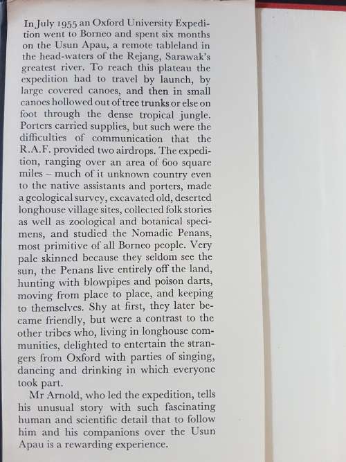 Longhouse and Jungle - An Expedition to Sarawak - By Guy Arnold