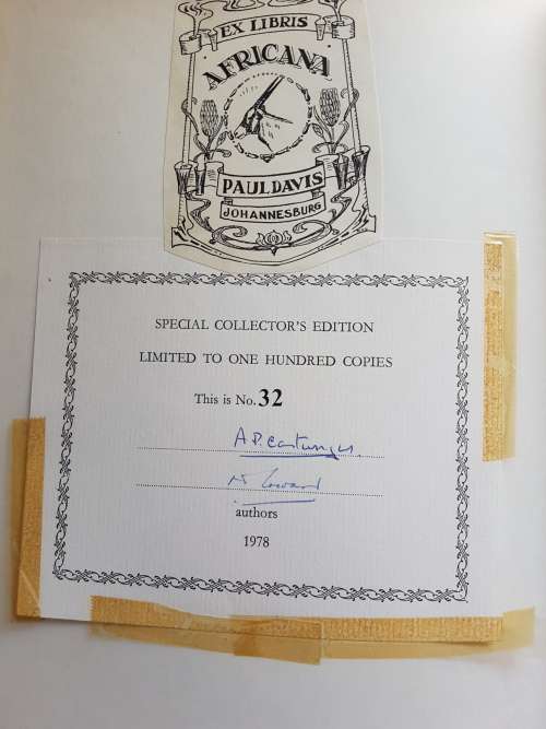 The Old Transvaal 1834-1899 - By A.P. Cartwright & Nat Cowan - Limited Edition