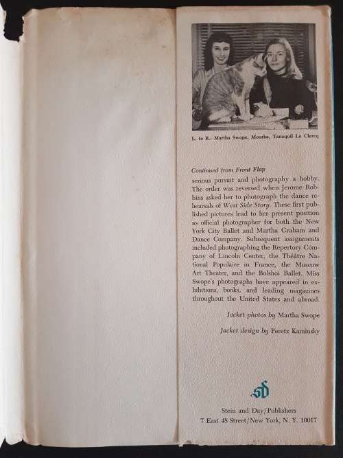 Mourka - The Autobiography of a Cat - By Tanaquil Le Clercq Photographs by Martha Swope