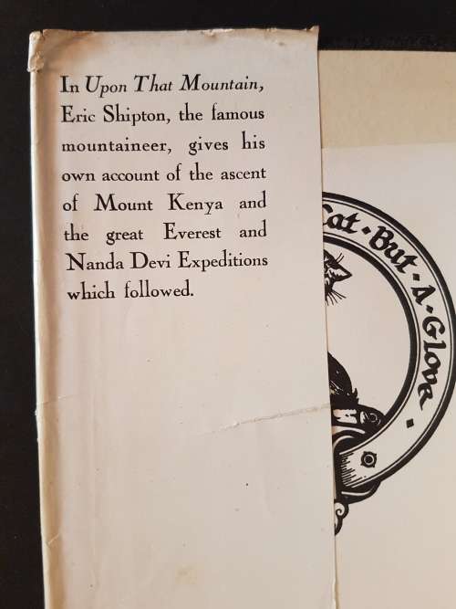 Upon that Mountain - By Eric Shipton