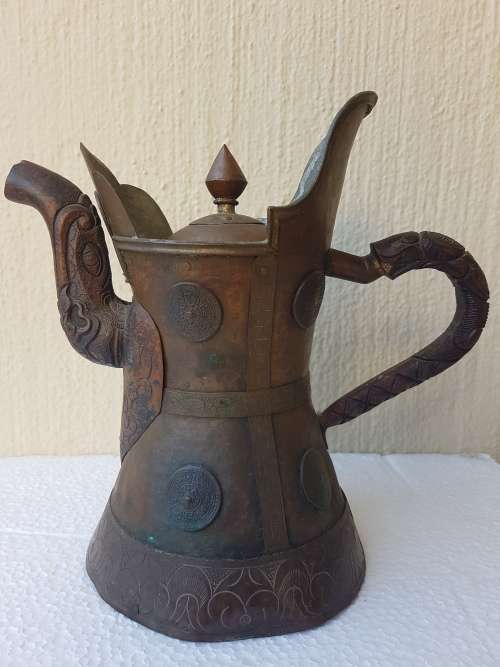 Antique Tibetan Temple Oil Jug