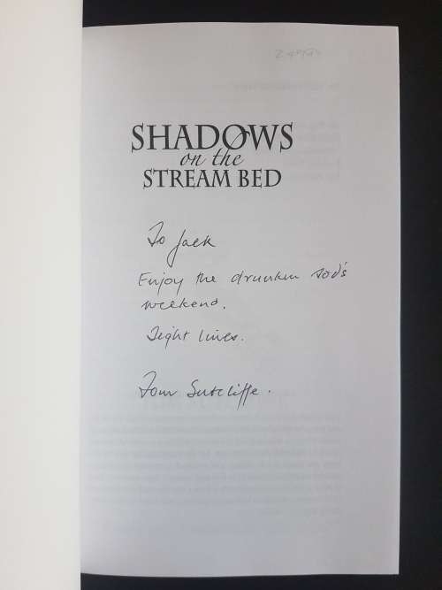 Shadows on the Stream Bed - By Tom Sutcliffe - Signed Copy