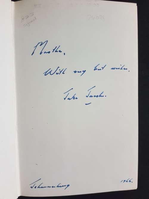 Signed Copy - Prelude to the Monsoon - By G.F. Jacobs