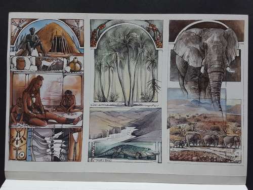 Desert Journey - A Book of Postcards by Christine Marais