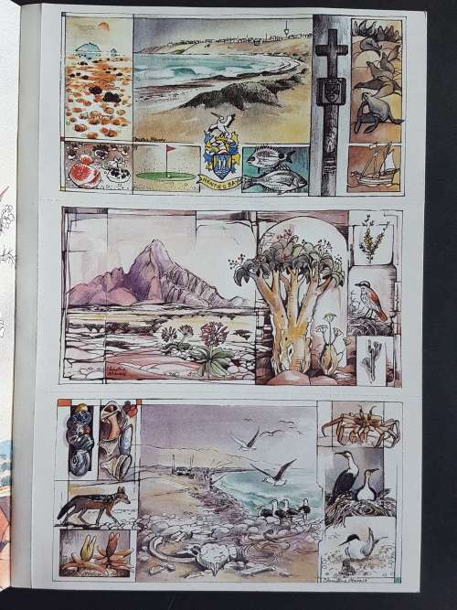 Desert Journey - A Book of Postcards by Christine Marais