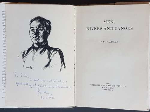 Signed Copy - Men, Rivers and Canoes - By Ian Player