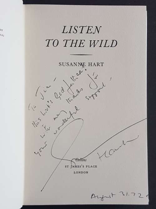 Signed Copy - Listen to the Wild - By Susanne Hart