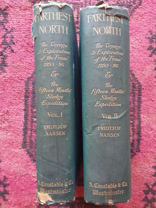 `Farthest North` The Norwegian Polar Expedition 1893-1896 - By Dr. Fridtjof Nansen