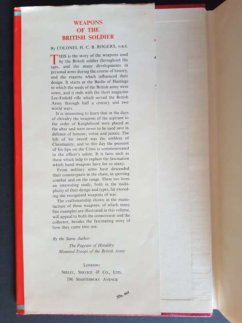 Weapons of the British Soldier - By Colonel H.C.B. Rogers O.B.E.