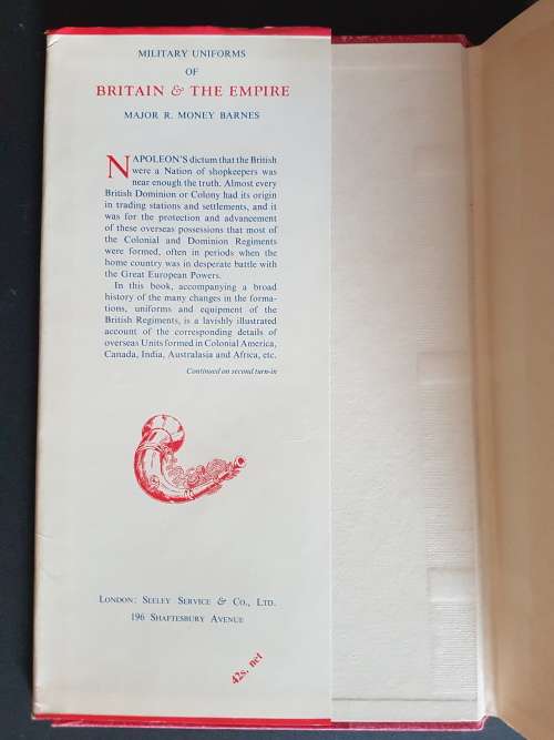 Military Uniforms of Britain & The Empire - By Major R. Money Barnes