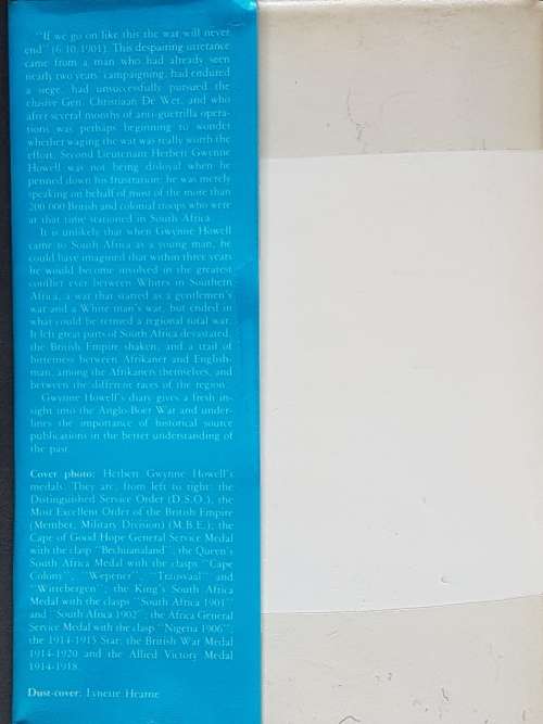 War Diary of Herbert Gwynne Powell - Introduced and Edited by André Wessels, M.A.
