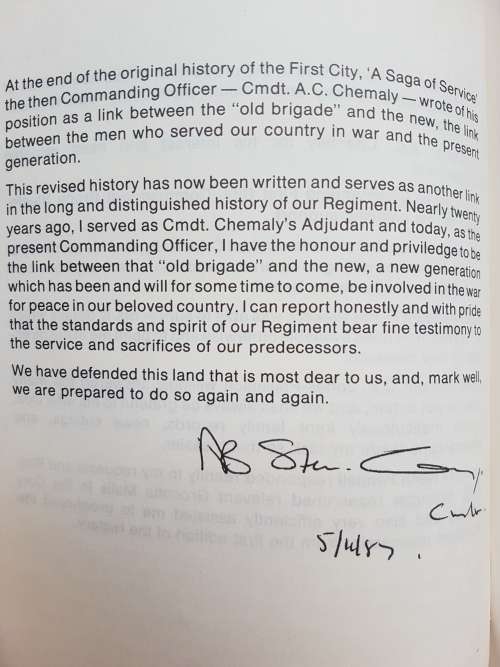 First City - A Saga of Service - By Reginald Griffiths