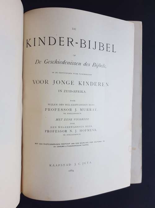 De Kinder Bijbel - Door Professor J. Murray
