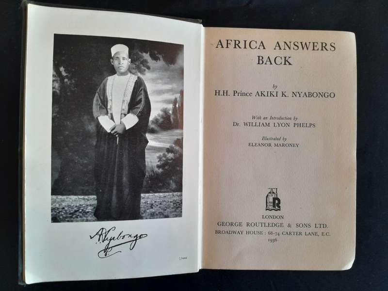 Africa Answers Back - By H.H. Prince Akiki K. Nyabongo