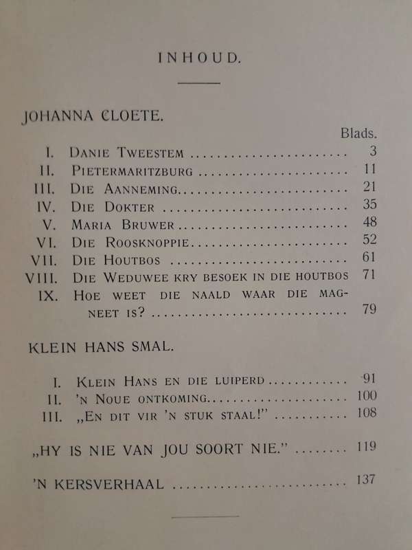 Johanna Cloete en ander verhale uit die tyd van die Voortrekkers - Ds. J.D. Kestell