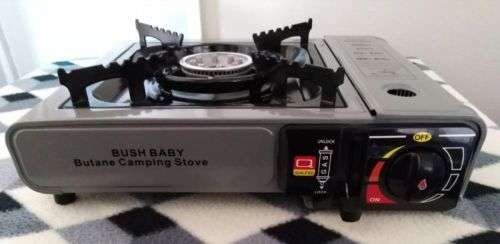 BUSHBABY BUTANE CAMPING STOVE**BRAND NEW***IN CARRY CASE**