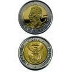 MANDELA 90TH BIRTHDAY COMMEMORATION R5 COIN (2008)