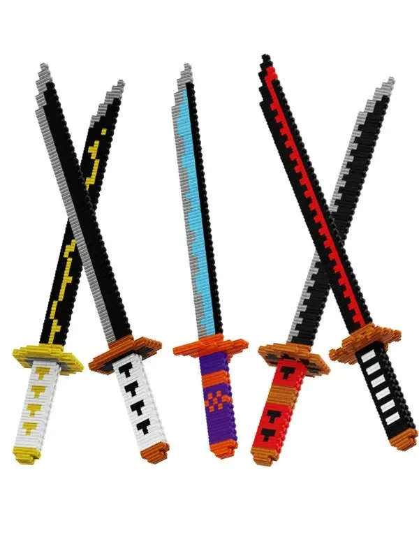 Connectable Building Block Swords