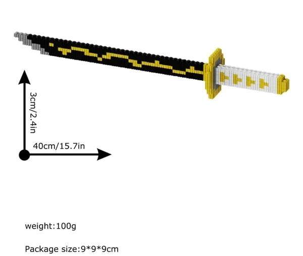 Connectable Building Block Swords