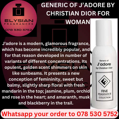 GENERIC OF J`ADORE BY CHRISTIAN DIOR