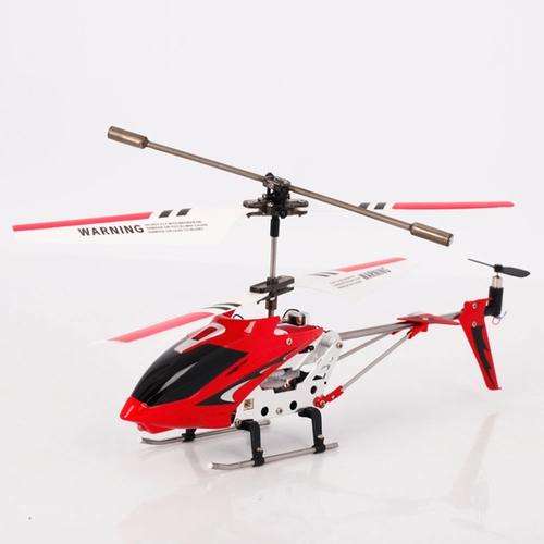 New 3CH Metal Remote Control Helicopter with Gyro RC 3Channel Heli Red - free shipping