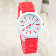Classic Geneva Silicone quartz Watch Jelly