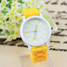 Classic Geneva Silicone quartz Watch Jelly