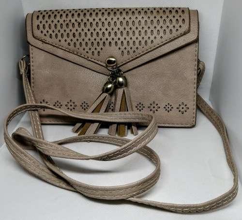 SHOULDER BAG Multi-pocketed Suede