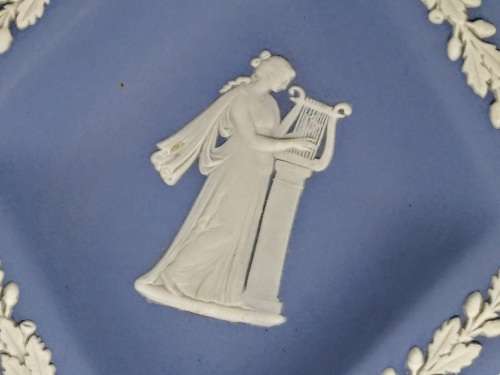 VINTAGE WEDGWOOD JASPERWARE TRINKET PIN DISH