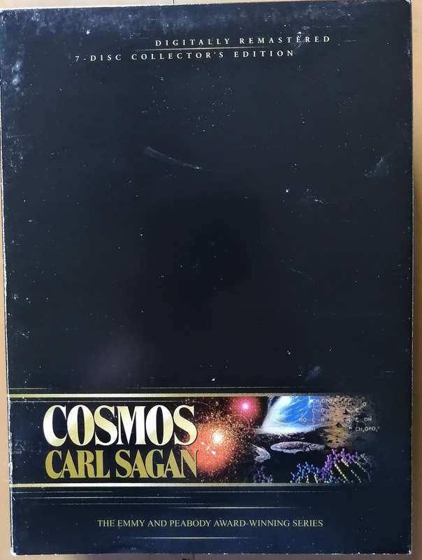 COSMOS CARL SAGAN ORIGINAL COLLECTOR`S EDITION 7 DISC SET EMMY AWARD
